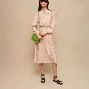Maje Ripletto long sleeves dress NWT size 40